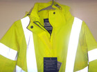 Nwt Portwest Hi-vis Ladies Breathable Safety Work Rain Jacket  Lw70 Size Xs