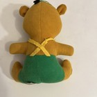 Vintage Dream Pets 1975 Rare Dakin Brown Bear Green Lederhosen Plush 7   t37 