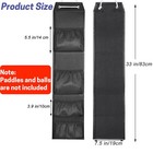 Ping Pong Storage Rack  Table Tennis Racket Holder Wall Mount Organizer For 4   