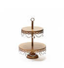 Two Tier Dessert Stand Chandelier  Cupcake Cookie Pastry Wedding Display