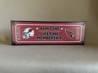 Nfl Arizona Cardinals Decorative    ticket Sign    Wall Hanging  11    X 3 1 2     New 