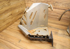 2009 09 Polaris Outlaw 525 450 Heel Guard Set Mud Guards Foot Pegs Silver Splash