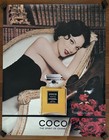 Vintage Coco Chanel Parfum Retail Poster 22x28 Original Rare 1995 Shalom Harlow