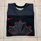 Nike Team Canada 2022 Olympic Black Hockey Jersey Mens Size M New 