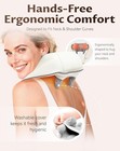2026 New Deluxe Shiatsu Neck Shoulder Massager Beige  Deep Tissue Pain Relief D5