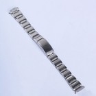 19mm Vintage Silver Steel Watchband Bracelet For Seiko Pogue 6139-6002 Chrono