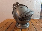 Vintage Medieval Knights Helmet Decanter W   Bottle