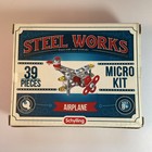 Schylling Steel Works Airplane Construction Set Micro Kit 39 Pieces New