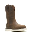 Wolverine Bronc Wedge Jd Wp Steel Toe 10  Mens Brown Work   Safety Boots
