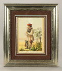  Arthur Carl Victor Schott  1814-1875  Seminole Chief  grizzly Bear  1848 Litho