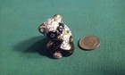 Vintage Mini Miniature Porcelain Cloisonn   Asian Baby Panda Bear Figure Statue