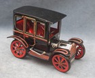 Vintage Japan Lever Action 1915 Ford Metal Tin Litho Toy In Original Box