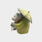 Vintage Mud Pie Rainy Day Fund Ceramic Piggy Bank Umbrella 2001