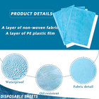 20 Pieces Disposable Bed Sheets Bed Cover Spa Massage Table Sheet Waterproof Bed