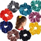60pcs Hair Scrunchies Velvet Elastic Hair Bands Ponytail Rope Colorful 10 20 40