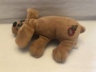 Vintage 1985 Tonka Pound Puppies Brown Newborn Puppy Dog 8  Plush Stuffed Animal