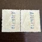 Spain Stamp Sc  334 King Alfonso Xiii - 10cs   Mnh Block Of 2 W Control Numbers