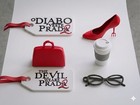 Devil Wears Prada Keychain Kit Heel Glasses Bag Charm Set Of 6