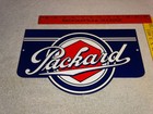 Vintage Packard Car Dealership   Motor Sales 12  Enamel Metal Gasoline Oil Sign 