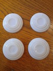 Vintage Anchor Hocking Manhattan Pink Milk Glass Butter Pats