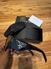 Prada Unisex Sunglasses 49 Mm Black   Grey Lens