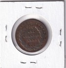 1835 East India Company 1 4 Anna Coin  Copper  Vg