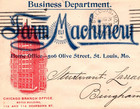 Advertising  Horses 1893 Eli Farm Machinery St Louis Mo To Binghamton Ny Sc  231