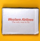 Sealed Western Airlines Playing Cards Wessco Brand Vintage New Great Condition