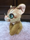 Dan Dee Orange Tabby Cat Plush Large Green Eyes 7  Toy Collectors Choice Toy