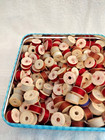 Huge Lot Of 200  Pieces Prewound Thread Paper Bobbins