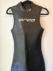 Orca S3 Sleeveless Wetsuit Mens Size 4 Triathlon Full Length Black Swim