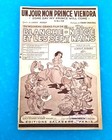 Snow White And The Seven Dwarfs Lot Of 6 1938 French Disney Sheet Music Cute 