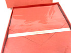 Vintage Hallmark Coral Terracotta Sealed Stationary Set Nos 40 Sheets   Envelope
