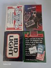 Vintage Budweiser Advertising Playing Cards   4 Decks