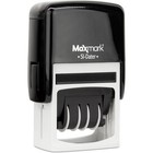 Maxmark Office Self Inking Date Stamp With Phrase Received - Black Ink