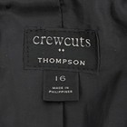 Crewcuts Thompson Plaid Blazer Jacket Wool Blend Boys Size 16 Red Green Black