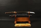 30   Full Tang Wakizashi Clay Tempered Folded Steel Sharp Japanese Samurai Sword