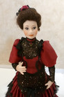 Lovely Dollhouse Miniature  Young Lady Doll Pretty Costuming