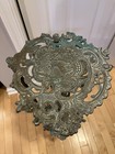 Vintage Wonderful Antique Brass Whatnot  Shelf elk  Heavy  Unusual 