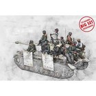 1 35 Resin Model Wwii German 13 Soldiers Tank Crew Big Set Unassembled Unpainted