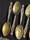 12 Sterling Silver Spoons  Maker - Whiting Mfg Co  Total Weight - 272 Grams