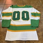 Vintage Durene Green Football Jersey Hockey Athletic Fraternity 60s 70s