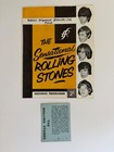 1964 Rolling Stones Souvenir Program   Ticket Aug 10 New Brighton Uk
