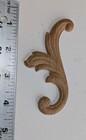 6pc Lot Wood Furniture Appliques Onlays - Acanthus Leaf Scroll - 3 Mirror Pairs