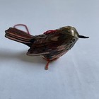 Hummingbird Wooden Hanging Christmas Holiday Ornament Decor Mini Bird Figure