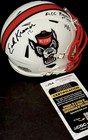 Erik Kramer Signed Autographed Nc State Wolfpack Mini Helmet Jsa Coa