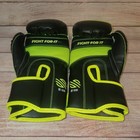 Sanabul Essential Gel Boxing Gloves Mma 8 Oz Training  Sparring Black Green