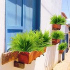 Decor 12 Bundles Artificial Boston Ferns Artificial Plants Outdoor Greenery Stem