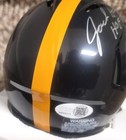 Signed Jack Ham  hof 88  Pittsburgh Steelers Mini Helmet Jsa Witness Hologram
