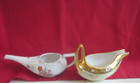 Pair Vintage Sick Invalid Baby Feeding Pitchers One Pickard